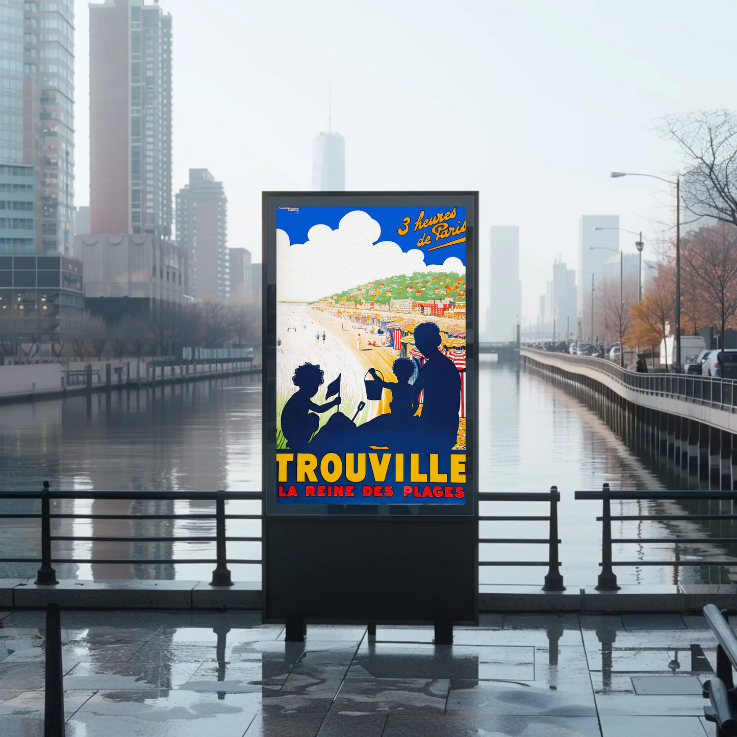 Trouville France Travel Poster
