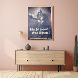 No One Should Go Hungry Or Cold Poster Art Print Decor PosterGoat