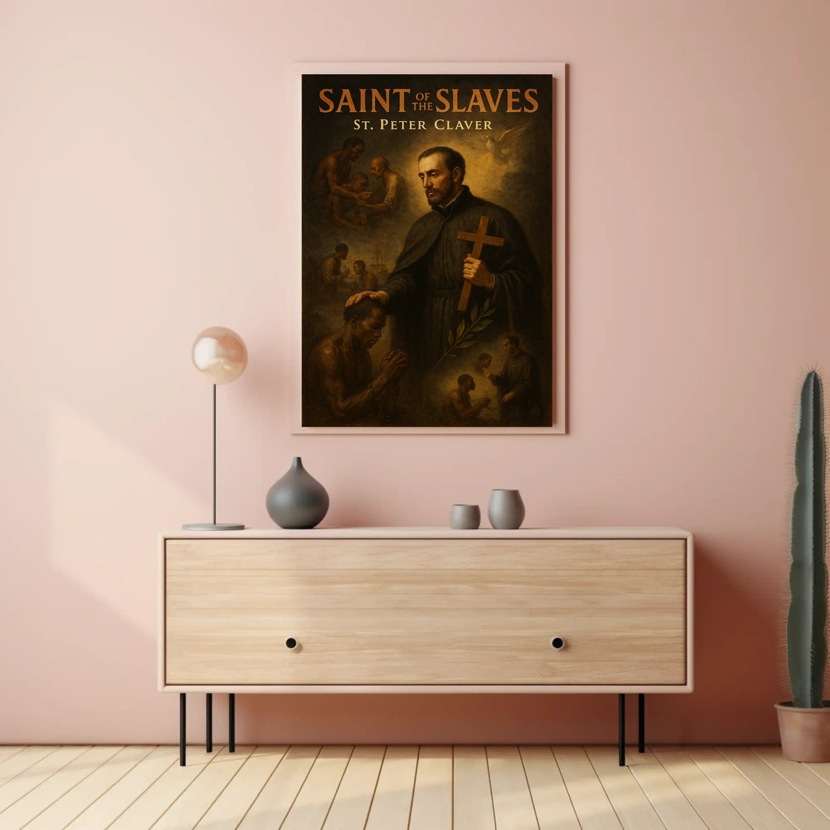 Saint Peter Claver Saint of the Slaves Poster