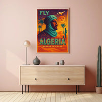 Algeria Desert Adventure Vintage Travel Poster PosterGoat
