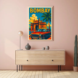 Bombay Vintage Travel Vintage Poster