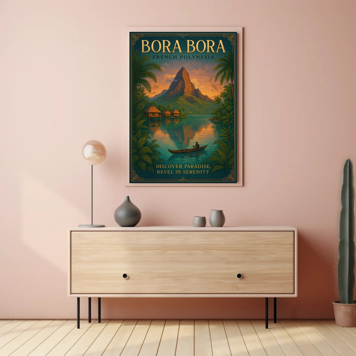 Bora Bora Discover Paradise Poster