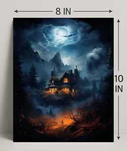 The Enchanted House In The Woods Poster