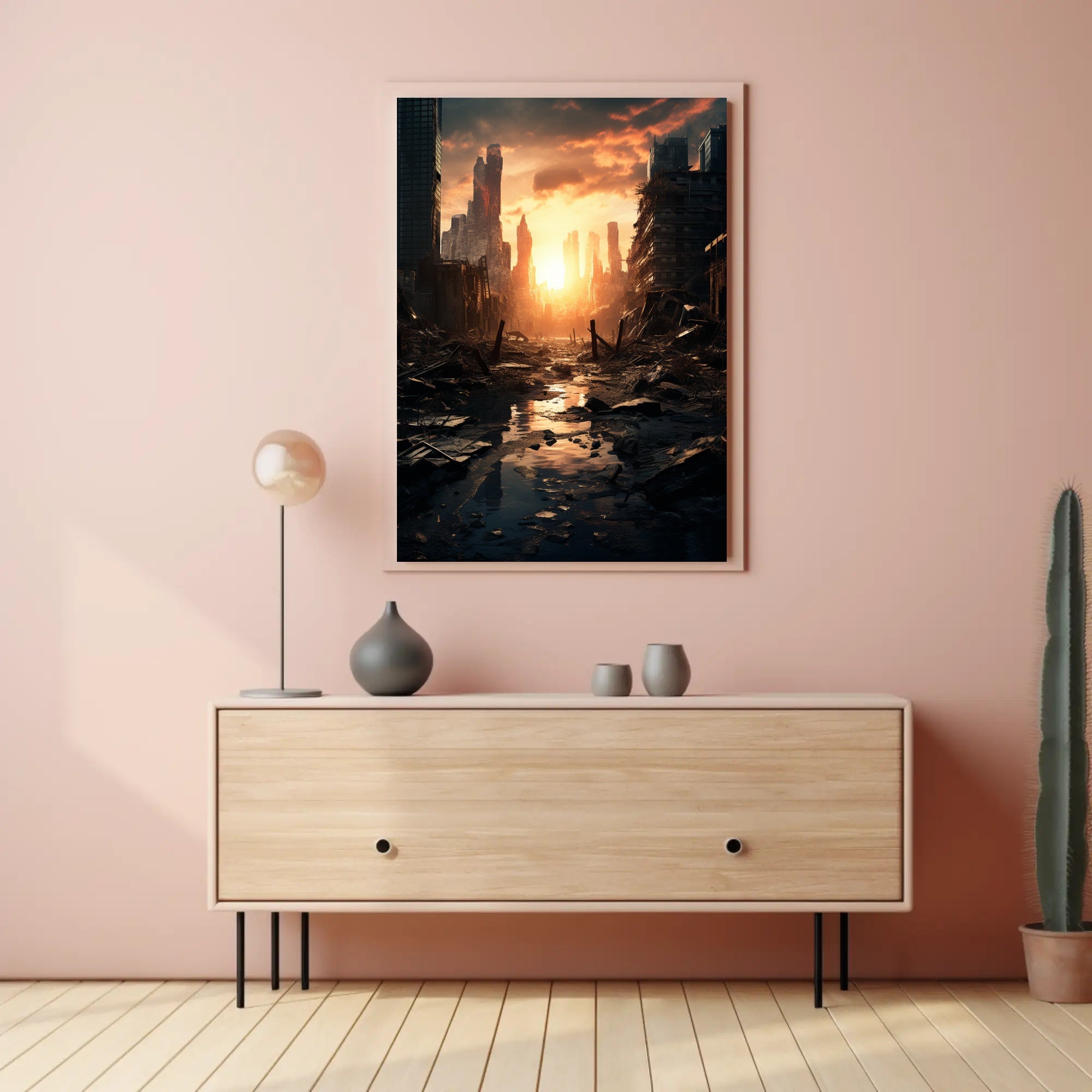 Post-Apocalyptic Sunrise Poster