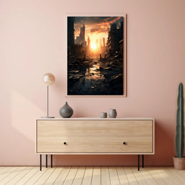 Post-Apocalyptic Sunrise Poster