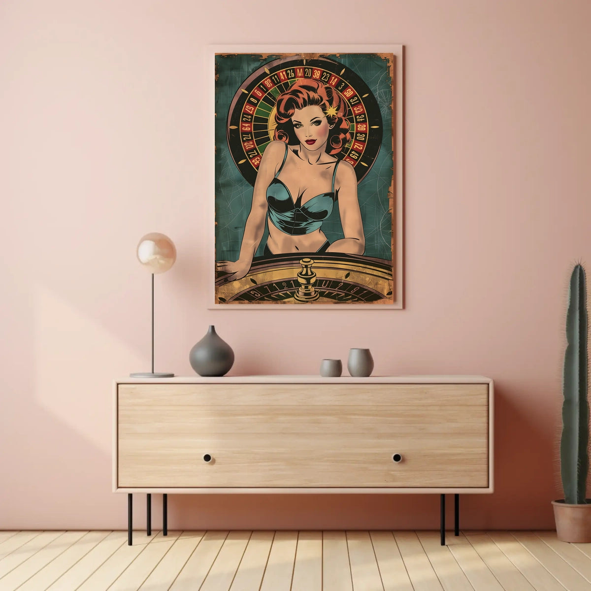 Vintage Casino Glamour Poster