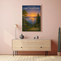 Discover Lake Charlevoix Travel Poster