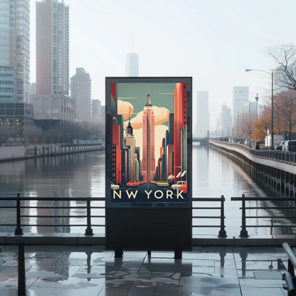 New York - Art Deco Cityscape
