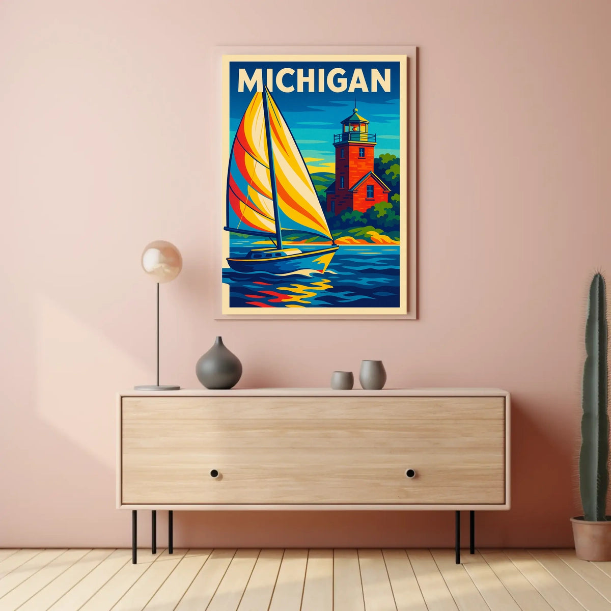Michigan Coastal Adventure Poster