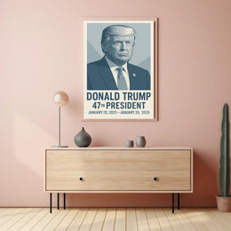 Donald Trump 47th President Poster