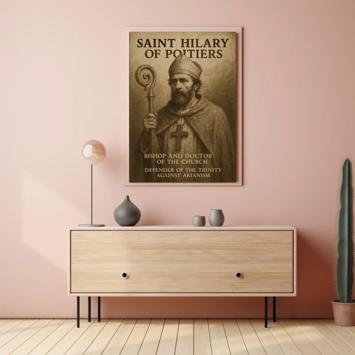 Saint Hilary Of Poitiers Poster