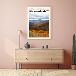 Shenandoah Scenic National Park Poster Print