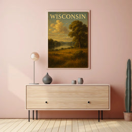 Scenic Wisconsin Landscape Poster