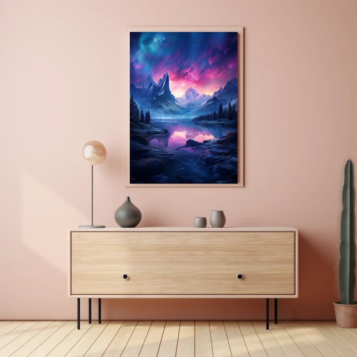 Enchanted Mountain Landscape Poster