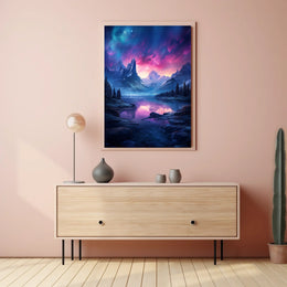 Enchanted Mountain Landscape Poster