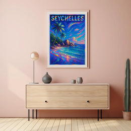 Seychelles Paradise Poster