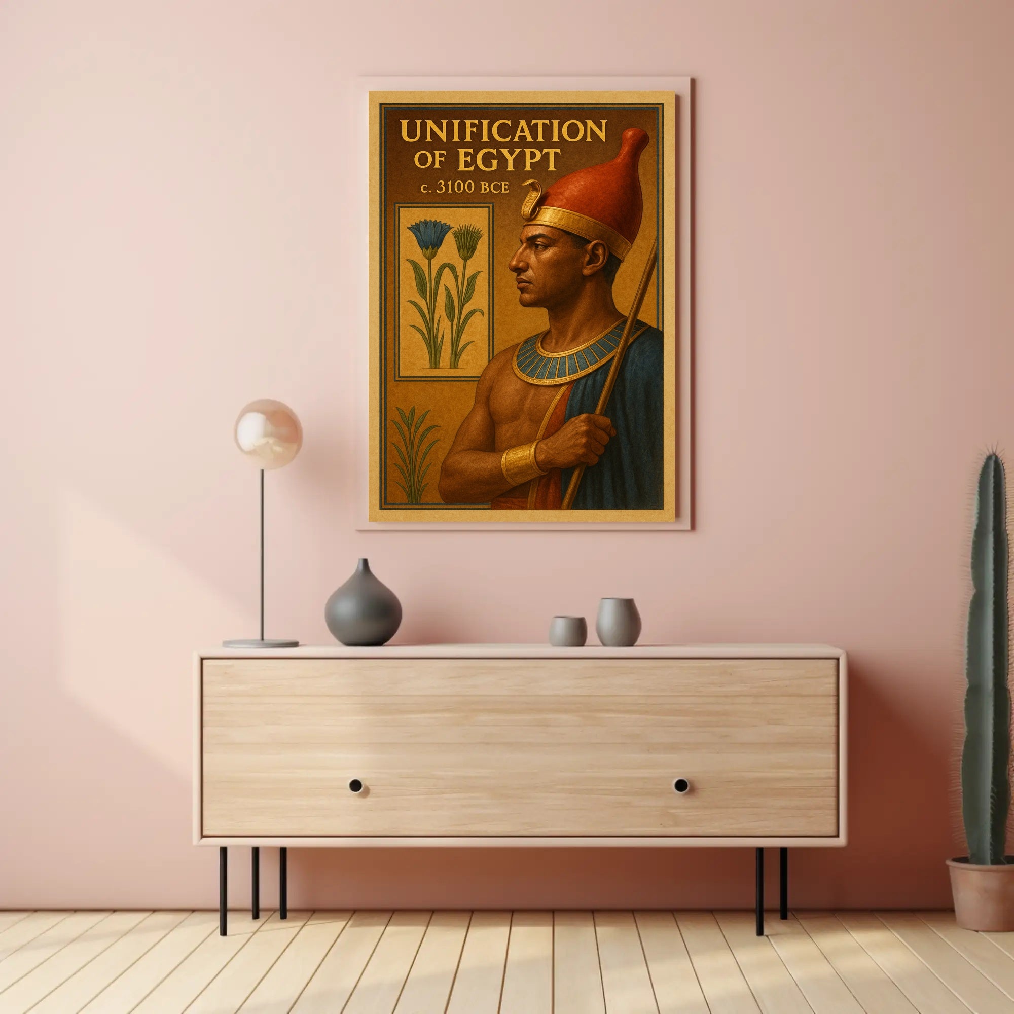 Unification of Egypt c. 3100 BCE Poster PosterGoat