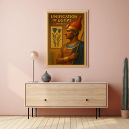 Unification of Egypt c. 3100 BCE Poster PosterGoat