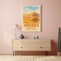 Timeless Sahara Desert Adventure Vintage Poster