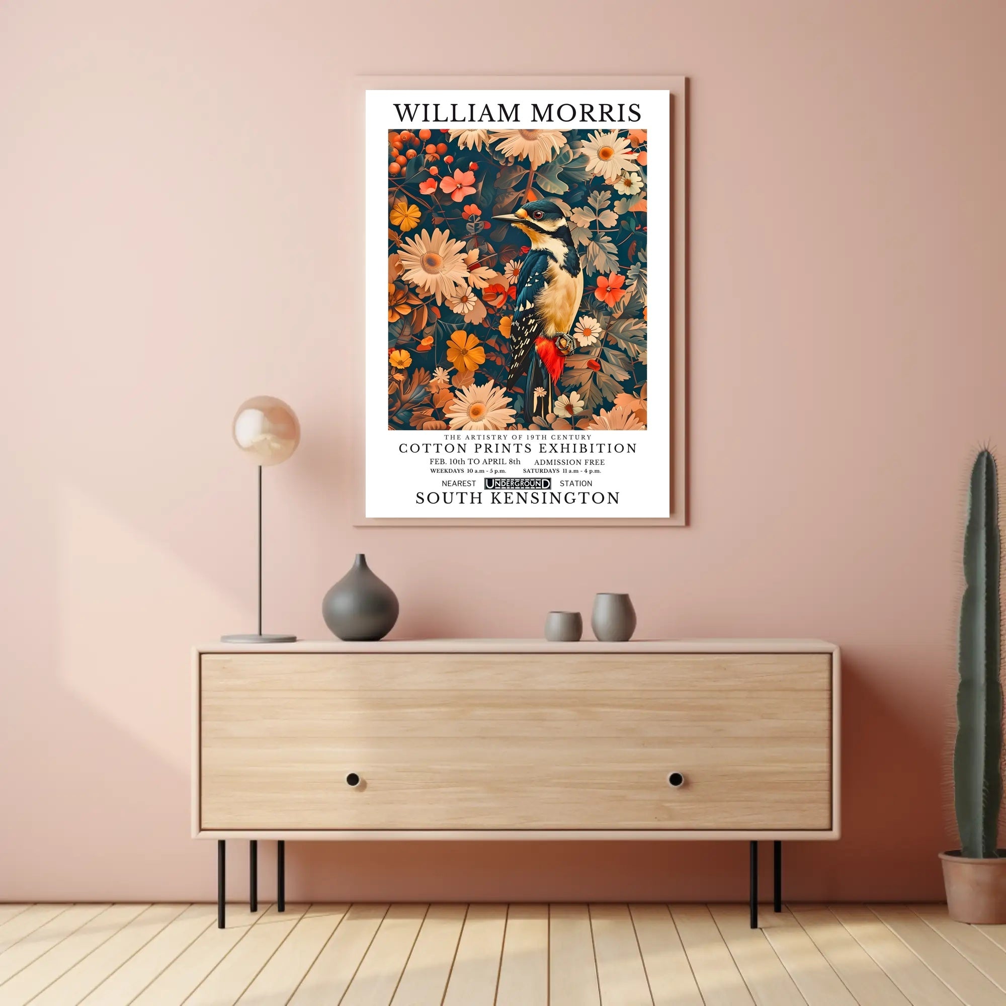 19th Century Cotton Prints Artistry Artistic Poster