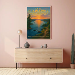 Lake Charlevoix NatureS Masterpiece Poster