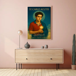 St. Carlo Acutis Feast Day Celebration Poster