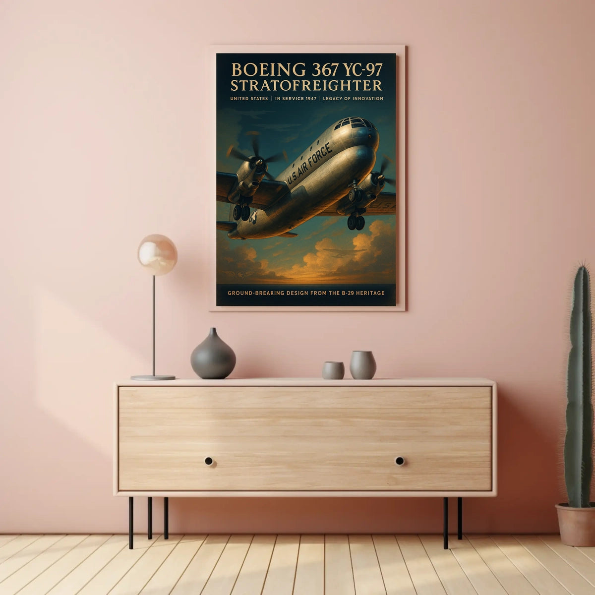 Boeing 367 YC-97 Stratofreighter Poster