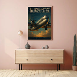 Boeing 367 YC-97 Stratofreighter Poster