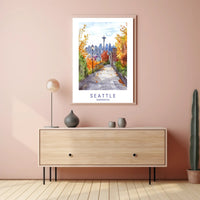 Autumn in Seattle Poster PosterGoat
