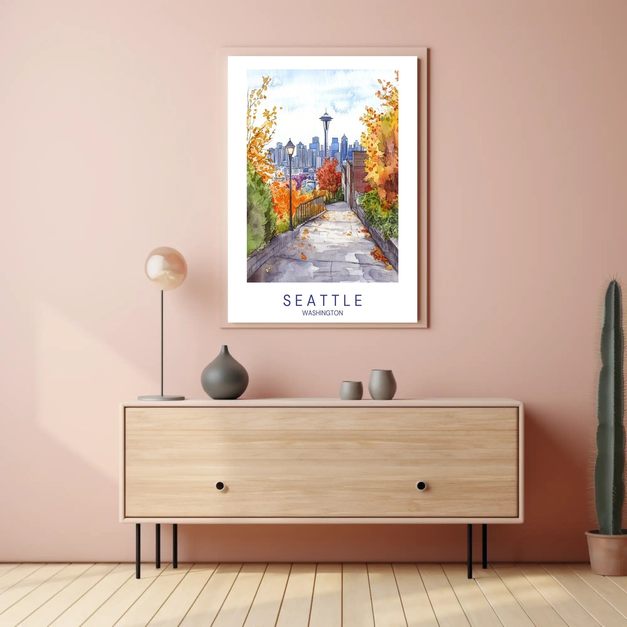 Autumn in Seattle Poster PosterGoat