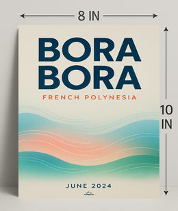 Bora Bora Travel Poster PosterGoat