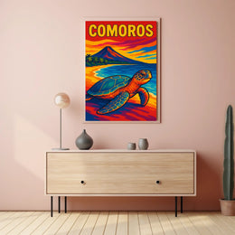 Comoros Coastal Beauty Poster