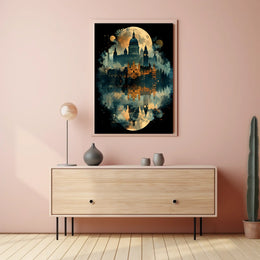 Reflections Of Timeless Architecture Poster