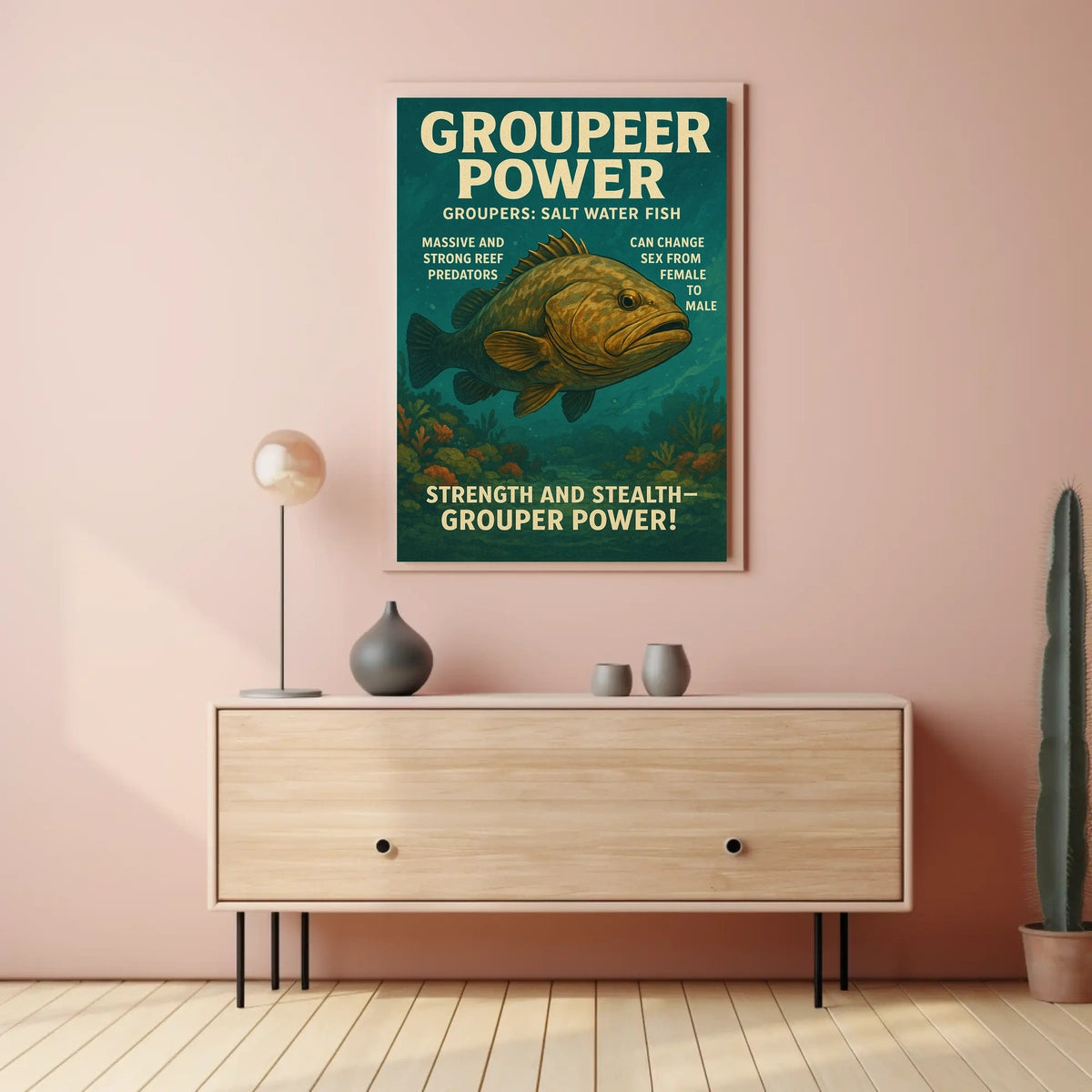 Grouper Power Poster