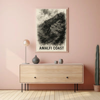Amalfi Coast Poster Wall Art 18x24 Travel Decor Collection