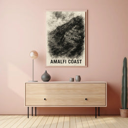 Amalfi Coast Poster Wall Art 18x24 Travel Decor Collection