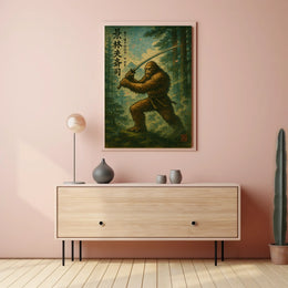 Bigfoot the Samurai Poster