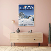 Berner Oberland Winter Wonderland Poster