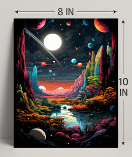 Cosmic Landscape Poster PosterGoat