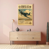 Vought F4U Corsair: Sky Predator of WWII Poster