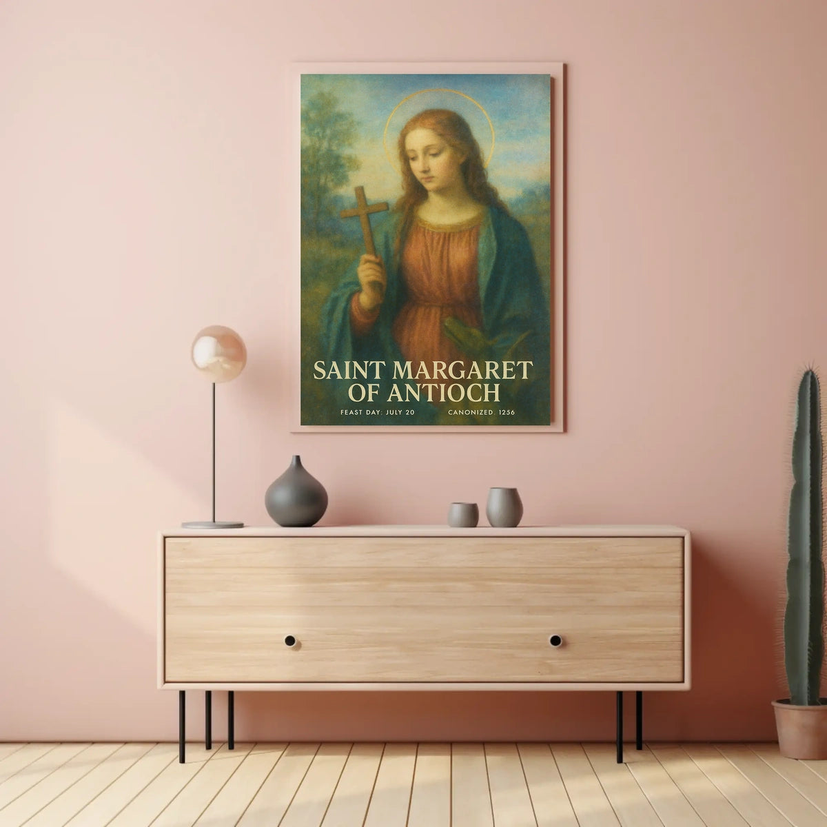 Saint Margaret Of Antioch Poster