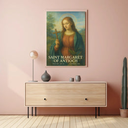 Saint Margaret Of Antioch Poster