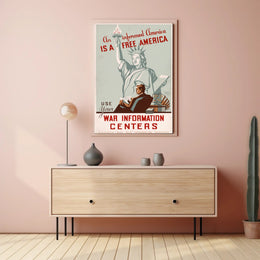 An Informed America is a Free America Poster PosterGoat