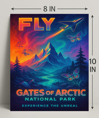 Experience the Unreal: Gates of the Arctic National Park Poster