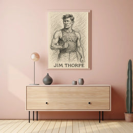 Jim Thorpe Athletic Legend Poster