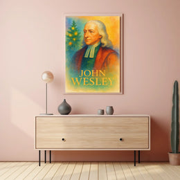 John Wesley Religious Portrait Poster - Historical or Presidential Poster