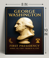 George Washington First President Poster PosterGoat