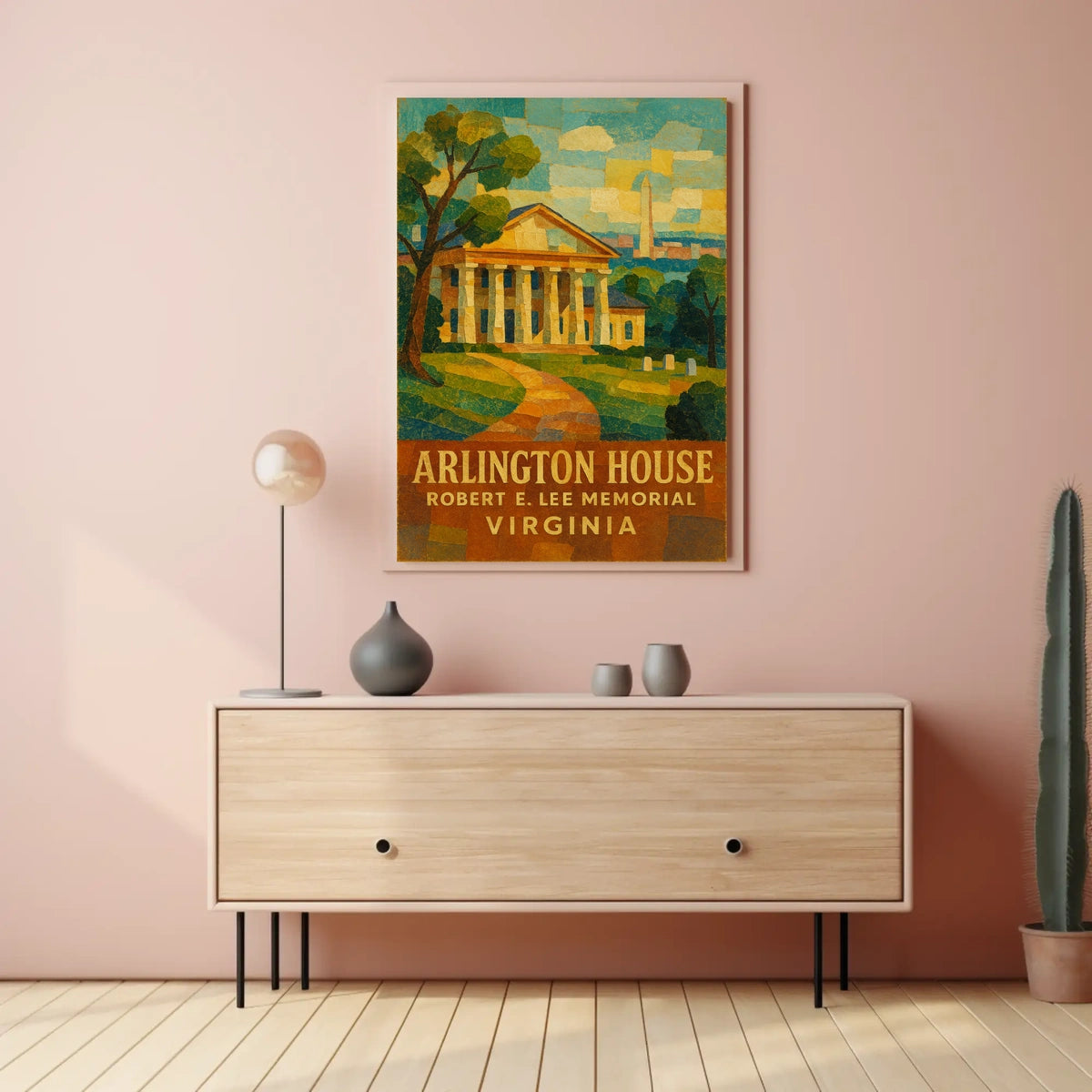 Arlington House Robert E. Lee Memorial Poster