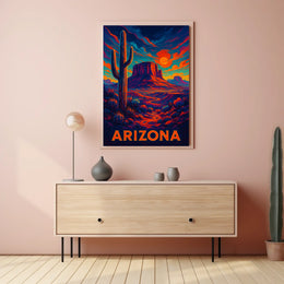 Arizona Desert Landscape Poster