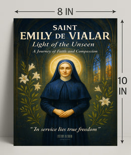 Saint Emily de Vialar Light of the Unseen Poster PosterGoat